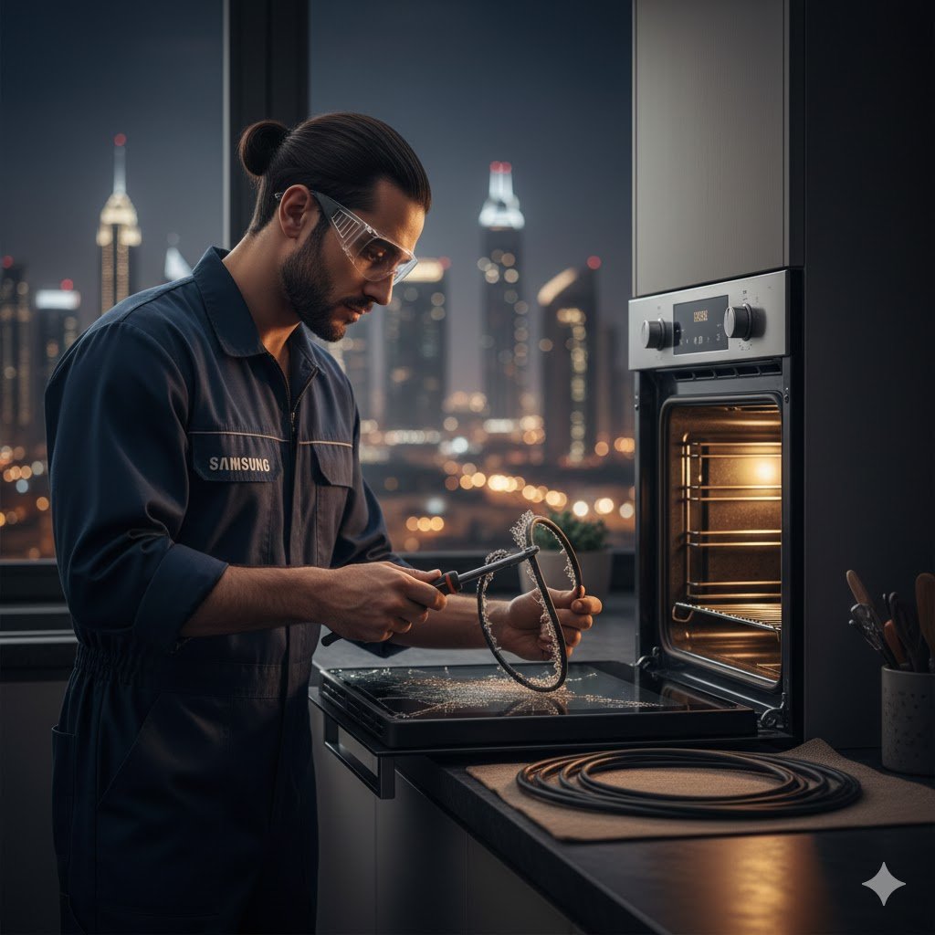 Samsung Oven Door Glass Replacement and Hinge Repair